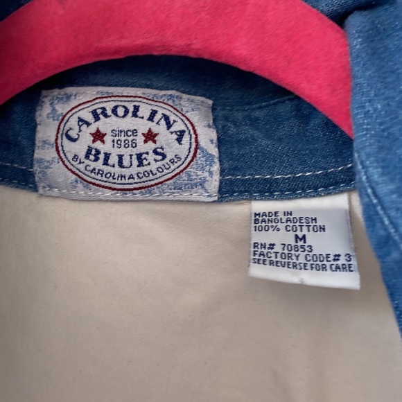 Vintage button down shirt size M sale - Picture 3 of 7